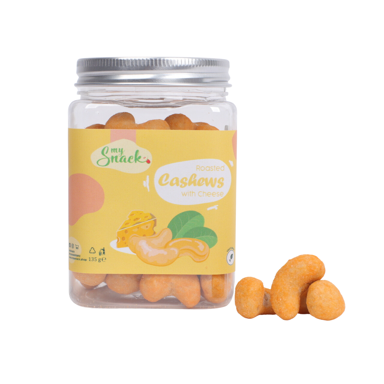 Roasted Cashews With Cheese Tervislikud Sn kid MySnack ee