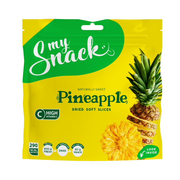 Pineapple snack pack front