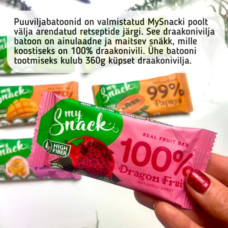 Fuudish kiidab ainulaadset 100% draakonivilja batooni